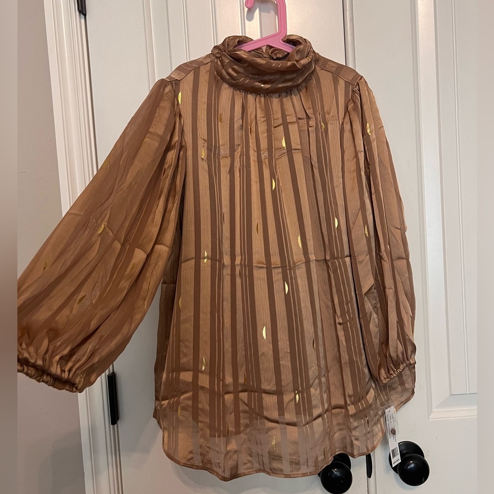 NEW Gold Long Sleeve Top